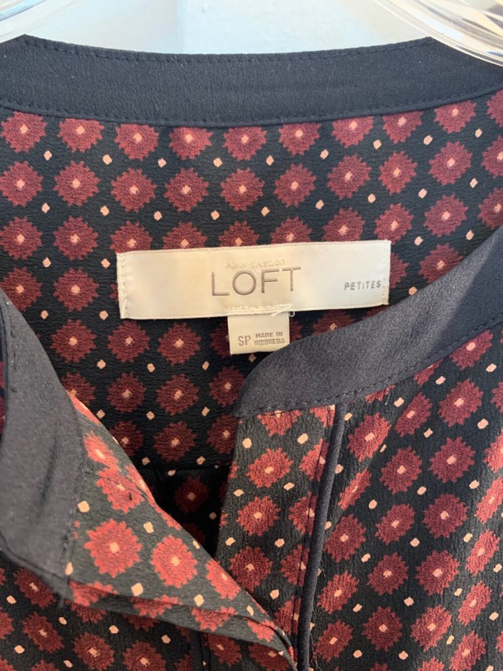 Ann Taylor Loft Foulard Print Blouse - Picture 2 of 5